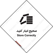 تابلوی ایمنی صحیح انبار کنید – طرح 10059