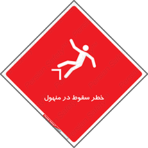 Safety sign: Risk Of Fall In The Manhole – design 10091
