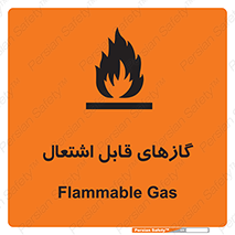تابلوی ایمنی گازهای قابل اشتعال – طرح 10120
