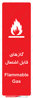تابلوی ایمنی گازهای قابل اشتعال – طرح 10120