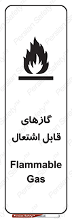 تابلوی ایمنی گازهای قابل اشتعال – طرح 10120