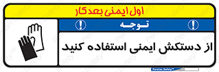 Safety sign: Wear Safety Gloves – design 10127
