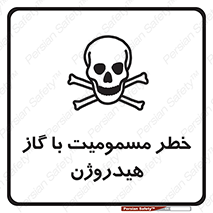 Safety sign: Risk Of Hydrogen Gas Poisoning – design 10133
