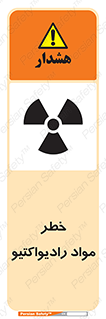 Safety sign: Danger Of Radioactive Materials – design 10216