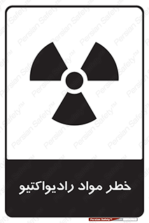 Safety sign: Danger Of Radioactive Materials – design 10216
