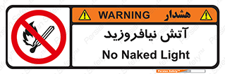 Naked , Light , روشن نکنید , شعله , جرقه , ممنوع , 