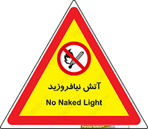 Naked , Light , روشن نکنید , شعله , جرقه , ممنوع , 