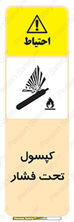 Safety sign: Compressed Cylinder – design 10305
