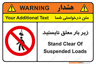 Overhead , Loads , بالابر , ایستادن , ممنوع , جرثقیل , خطر , 