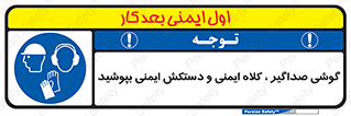  Hard Hat , Gloves , Ear Protectors , تجهیزات , لوازم , استفاده از , 