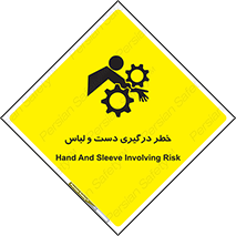 Safety sign: Hand And Sleeve Involving Risk – design 10414