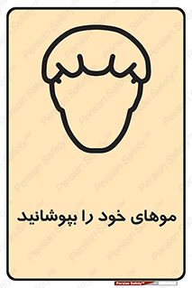 Safety sign: Wear Hairnets – design 10427
