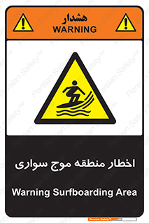 Surfboarding , هشدار , ناحیه , امواج , خطر , 