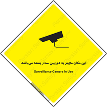 Safety sign: Surveillance Camera In Use – design 10579