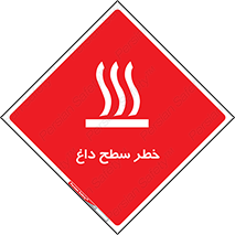 تابلوی ایمنی خطر سطح داغ – طرح 10584