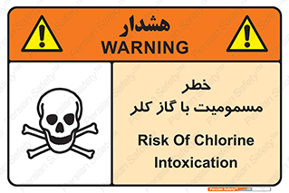 Safety sign: Risk Of Chlorine Intoxication – design 10607