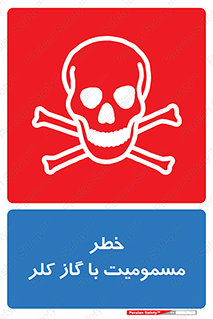 Safety sign: Risk Of Chlorine Intoxication – design 10607