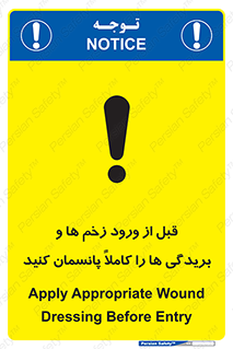 Apply , Appropriate , Wound , Dressing , Entry , آسیب , جراحت , ببندید , 