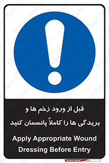 Apply , Appropriate , Wound , Dressing , Entry , آسیب , جراحت , ببندید , 