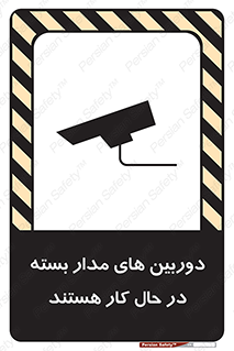 Safety sign: CCTV In Operating – design 10996