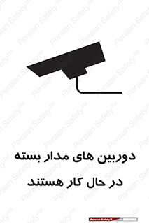 Safety sign: CCTV In Operating – design 10996