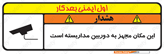 Safety sign: CCTV Surveillance Cameras In Operation – design 10997