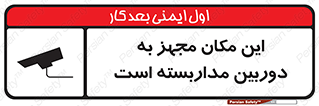 Safety sign: CCTV Surveillance Cameras In Operation – design 10997
