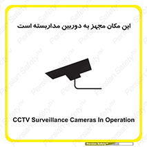 Safety sign: CCTV Surveillance Cameras In Operation – design 10997