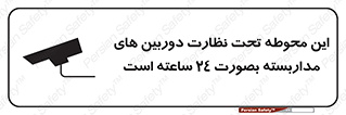 Safety sign: This Area Is Under 24 Hour TV Surveillance – design 11001