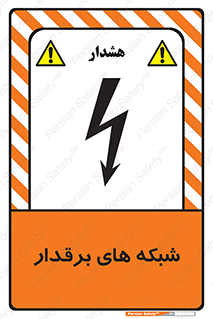 Safety sign: Hot Lines – design 11013