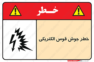 Safety sign: Risk Of Arc Welding – design 11023