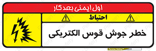 Safety sign: Risk Of Arc Welding – design 11023