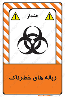 Safety sign: Hazardous Waste – design 11051