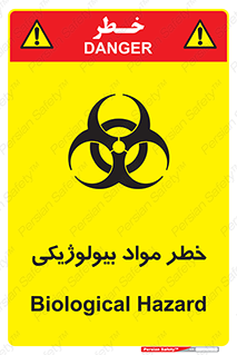 Safety sign: Biological Hazard – design 11060