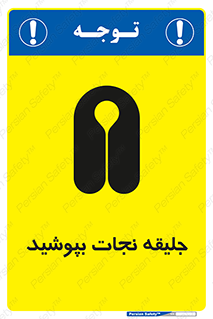 Safety sign: Life Jackets Must Be Worn – design 11088