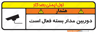 Safety sign: CCTV In Operation – design 11104
