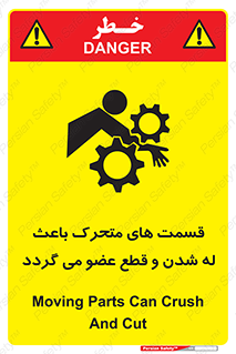  , دارای حرکت , ماشین آلات , بریدن , شکستن , خطر , 