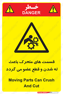  , دارای حرکت , ماشین آلات , بریدن , شکستن , خطر , 