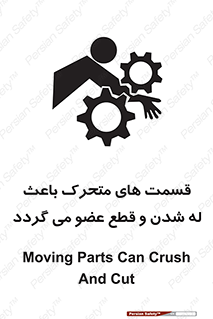  , دارای حرکت , ماشین آلات , بریدن , شکستن , خطر , 