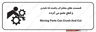  , دارای حرکت , ماشین آلات , بریدن , شکستن , خطر , 