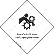  , دارای حرکت , ماشین آلات , بریدن , شکستن , خطر , 