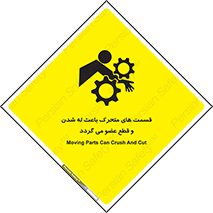  , دارای حرکت , ماشین آلات , بریدن , شکستن , خطر , 