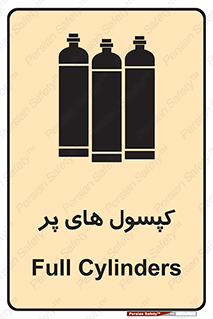 تابلوی ایمنی کپسول های پر – طرح 11145