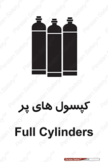 تابلوی ایمنی کپسول های پر – طرح 11145