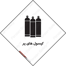 تابلوی ایمنی کپسول های پر – طرح 11145