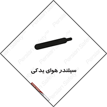 تابلوی ایمنی سیلندر هوای یدکی – طرح 11232