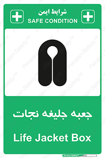 Safety sign: Life Jacket Box – design 11254