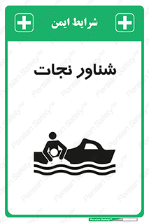 Safety sign: Rescue Float – design 11260