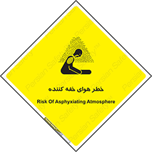تابلوی ایمنی خطر هوای خفه کننده – طرح 11280