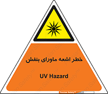 Safety sign: UV Hazard – design 11374